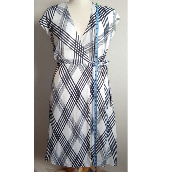 Joie Bethwyn B Porcelain Plaid Dress - Picture 10 of 13